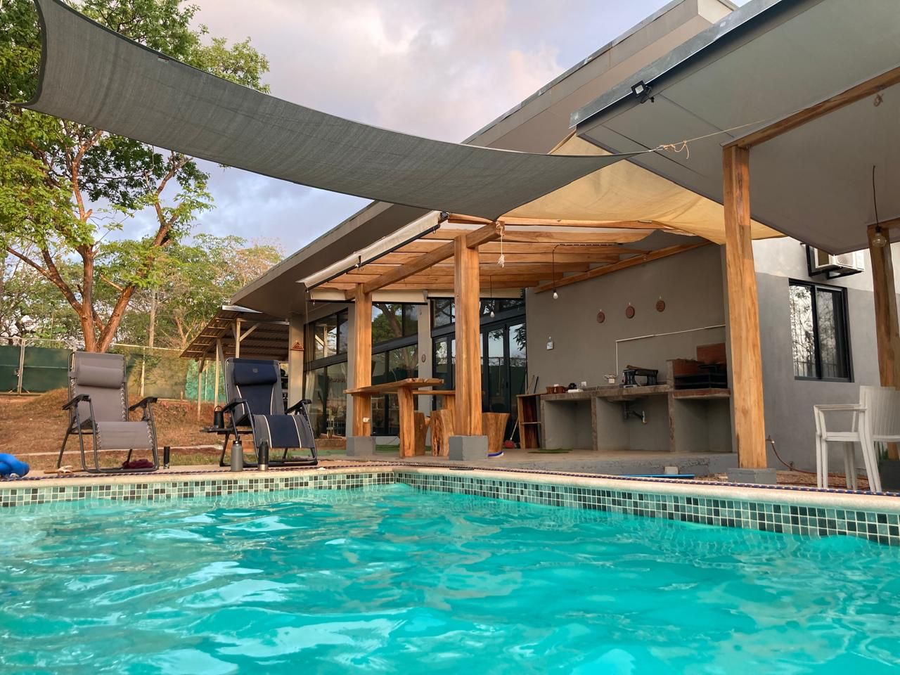 Private pool at the Beautiful Nature-Surrounded House for Sale in Guanacaste Costa Rica