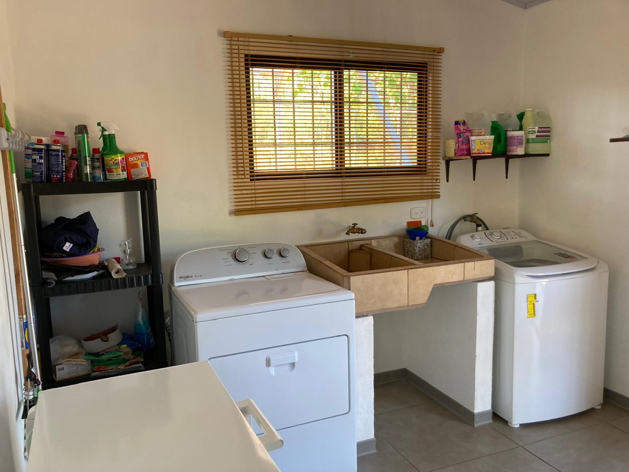 Laundry area in the Beautiful Nature-Surrounded House for Sale in Guanacaste Costa Rica