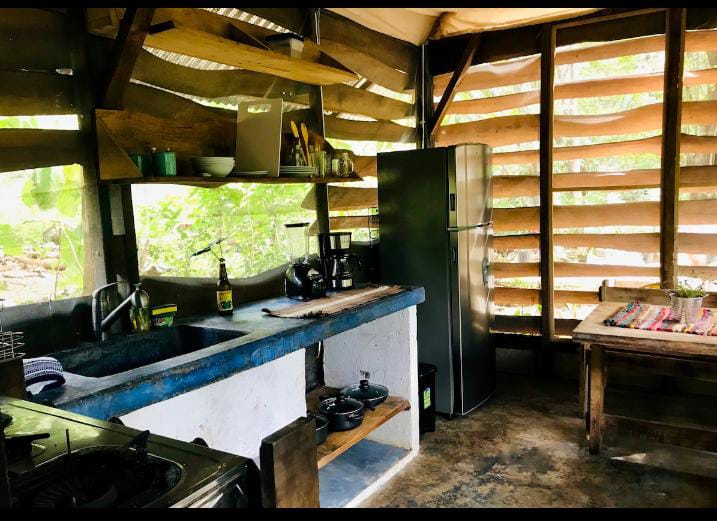 Kitchen in the Airbnb rental house